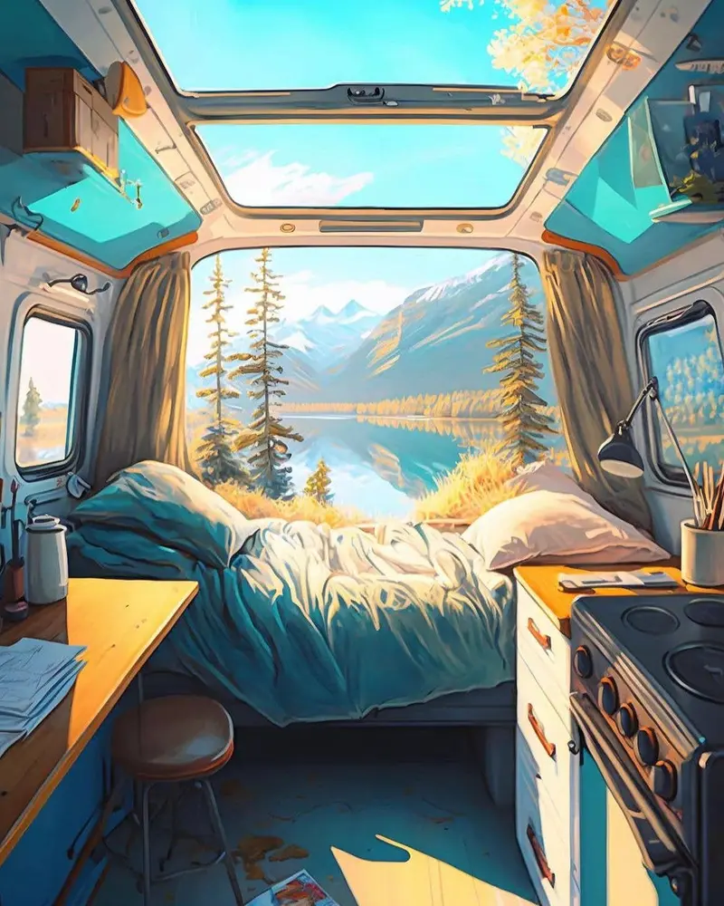 Puzzle de 1000 piezas - ¡Van Life!