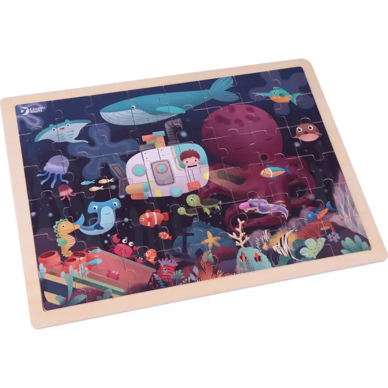 Puzzle de madera Océano (49 piezas)