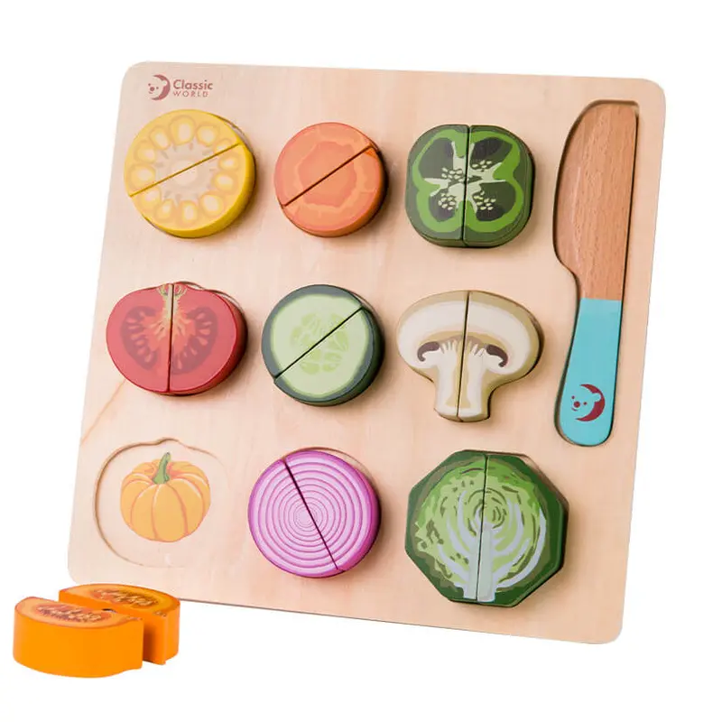 Puzzle de Verduras para cortar