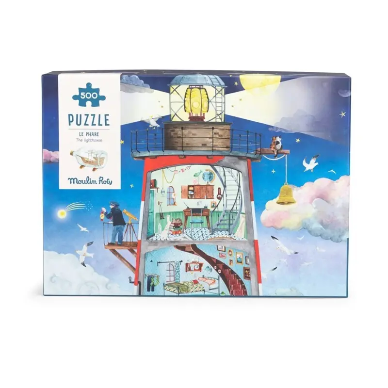 Puzzle El Faro (500 piezas) Jardin du Moulin