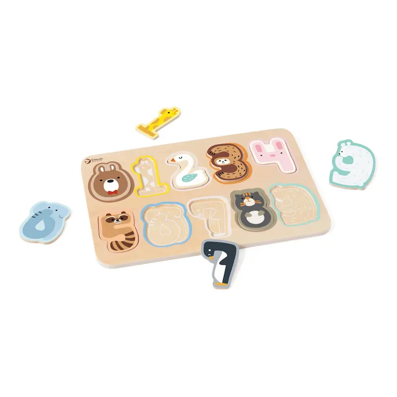 Puzzle encajable Números