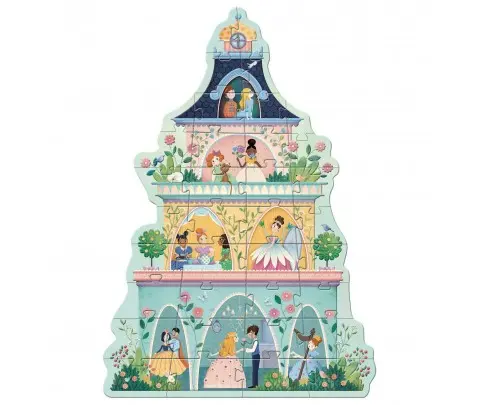 Puzzle Gigante La Torre de las Princesas 36 Piezas DJ07130 - Djeco 37130