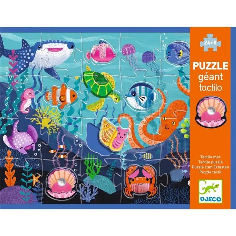 Puzzle gigante táctil