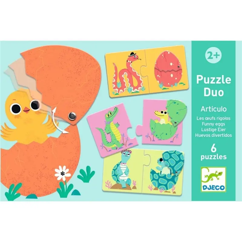 Puzzle Huevos divertidos
