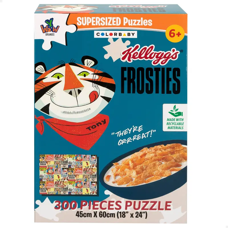 Puzzle infantil Kelloggs's Frosties 300 piezas CB Toys
