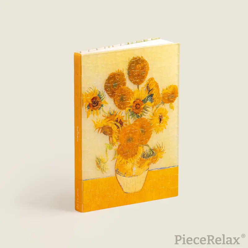 Puzzle Journal - Van Gogh - Sunflowers. 329 piezas