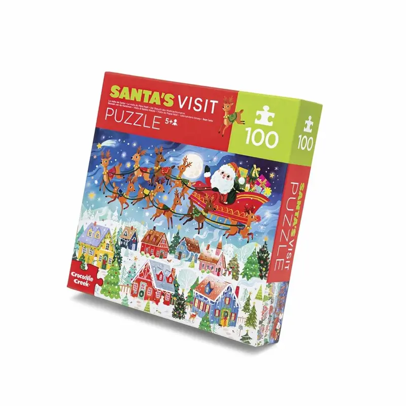 Puzzle La llegada Papá Noel 100 piezas