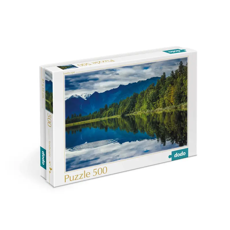 Puzzle Lago Matheson Nueva Zelanda (500 piezas)