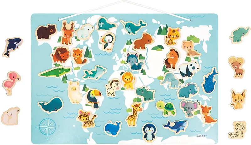 Puzzle magnético minikids - janod j05468