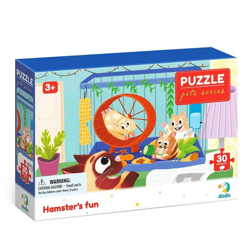 Puzzle Mascotas Hámsters (30 piezas)