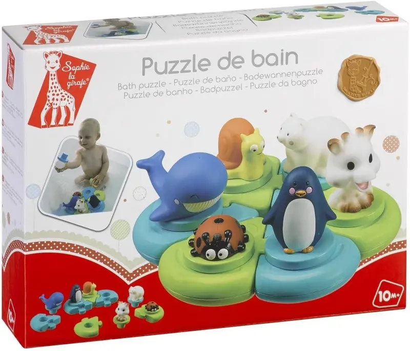 Puzzle para el baño de animales - sophie la girafe 523413