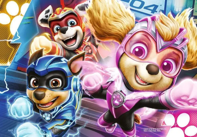 Puzzle patrulla canina 2 x 12 piezas - ravensburger
