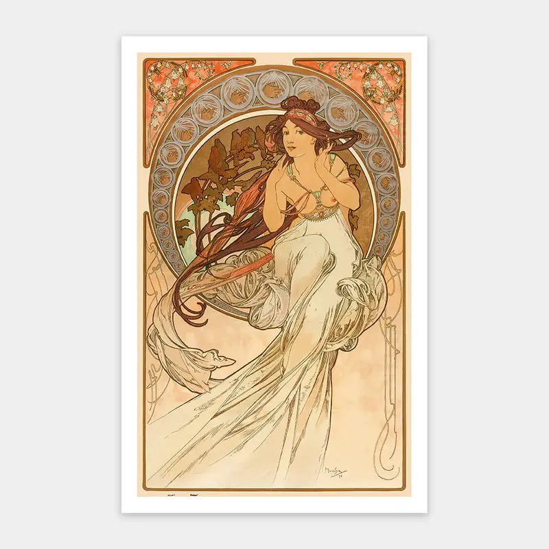Puzzle PieceRelax - Alphonse Mucha - The Arts - Music. 1000 piezas