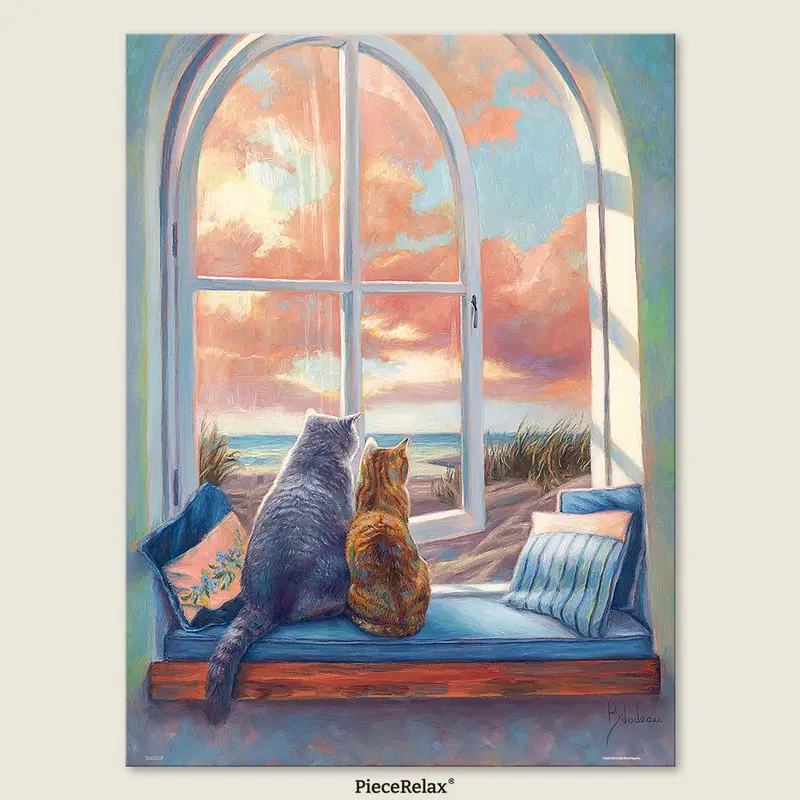 Puzzle PieceRelax - Lucie Bilodeau - Enjoying the View. 1008 piezas