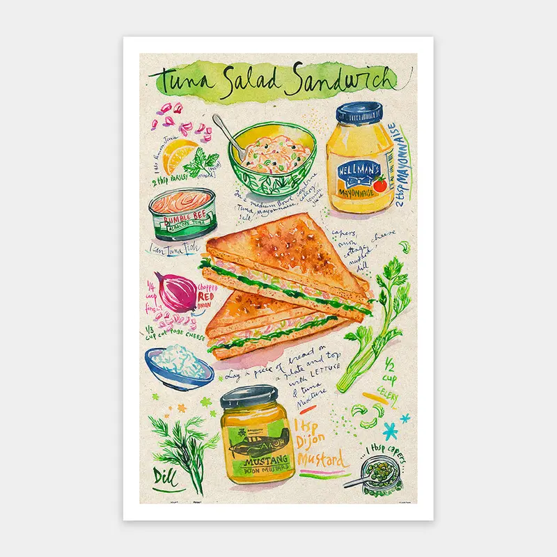 Puzzle PieceRelax - Lucile Prache. Tuna Salad Sandwich. 1000 piezas