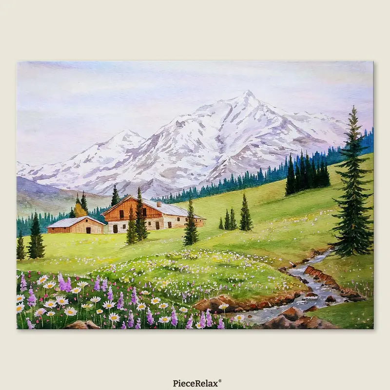 Puzzle PieceRelax - Montainous Tranquility. 1008 piezas