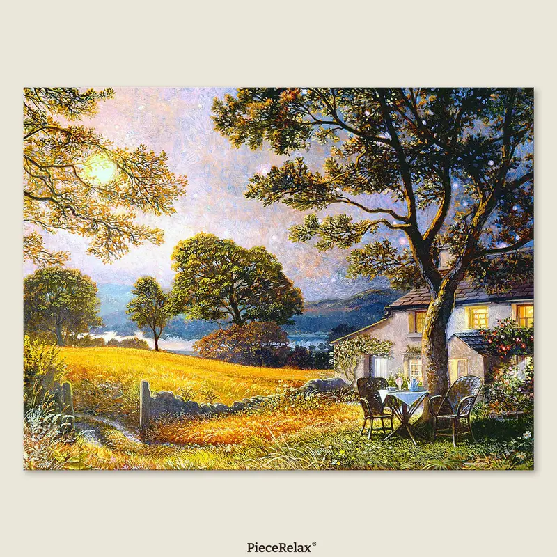 Puzzle PieceRelax - Stephen Darbishire - Harvest Moon. 1008 piezas