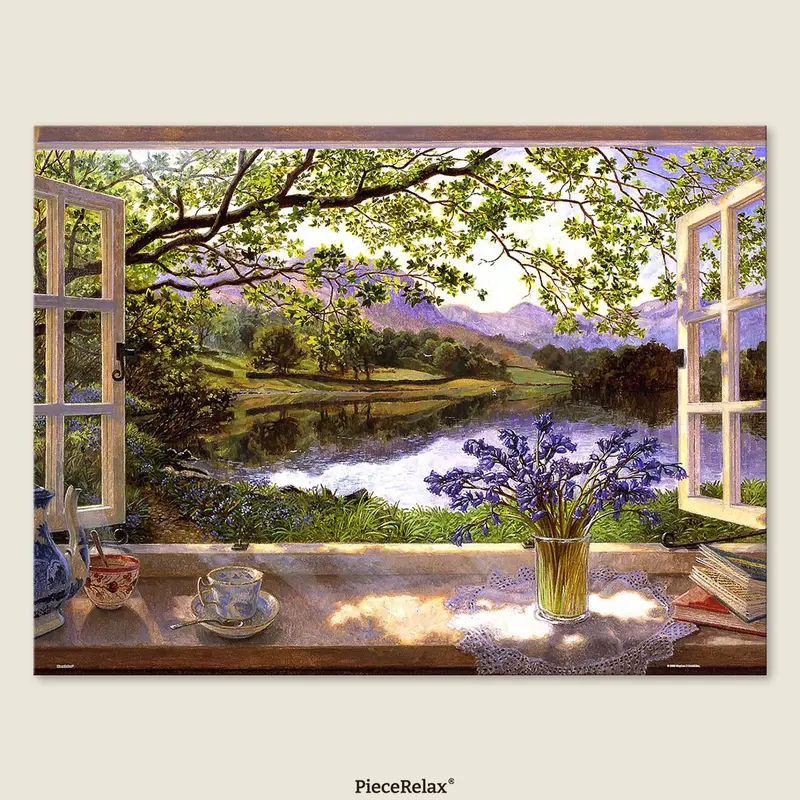 Puzzle PieceRelax - Stephen Darbishire - The First Bluebells. 1008 piezas