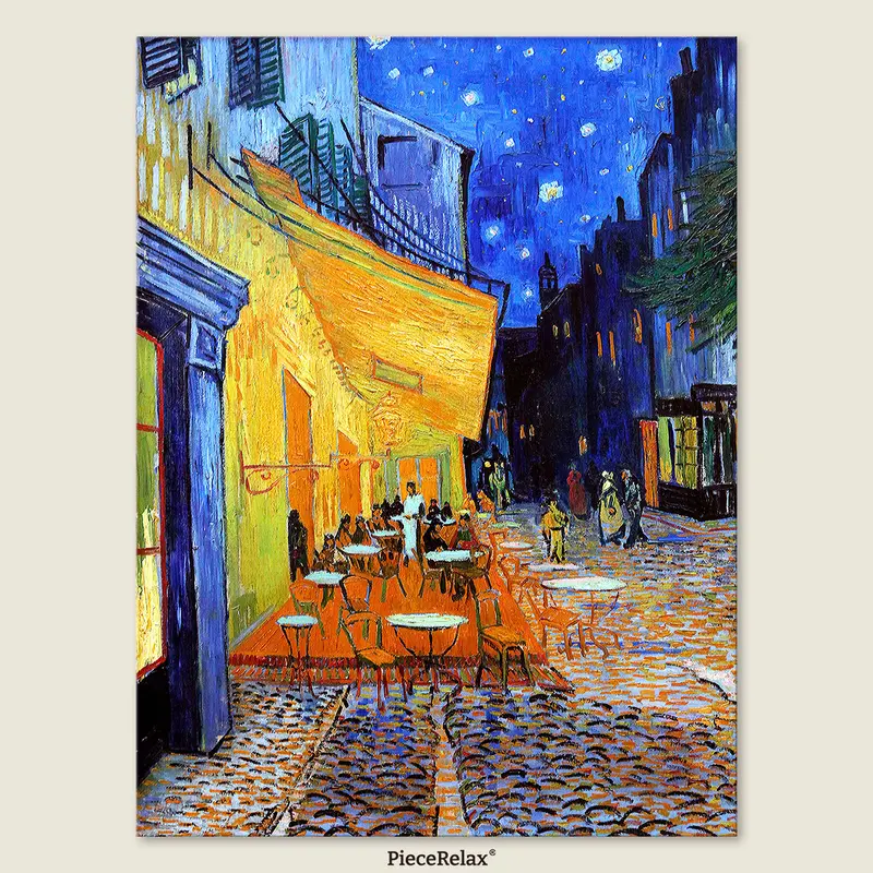 Puzzle PieceRelax - Vincent Van Gogh - Cafe Terrace at Night. 1008 piezas