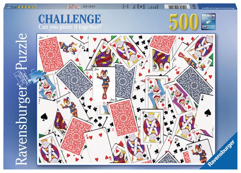 Puzzle Ravensburger - 52 cartas 500 piezas
