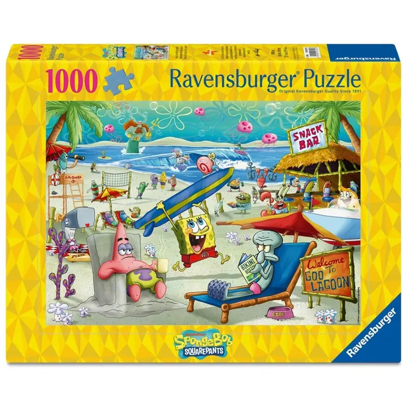 Puzzle Ravensburger - Bob Esponja. 1000 piezas