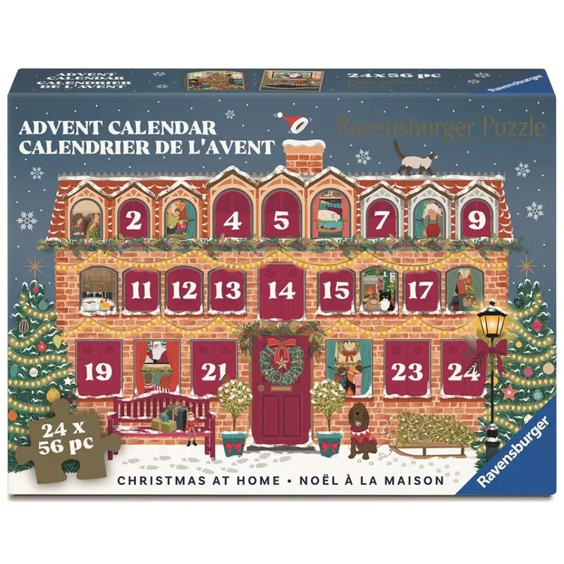 Puzzle Ravensburger - Calendario de Adviento. 1344 piezas