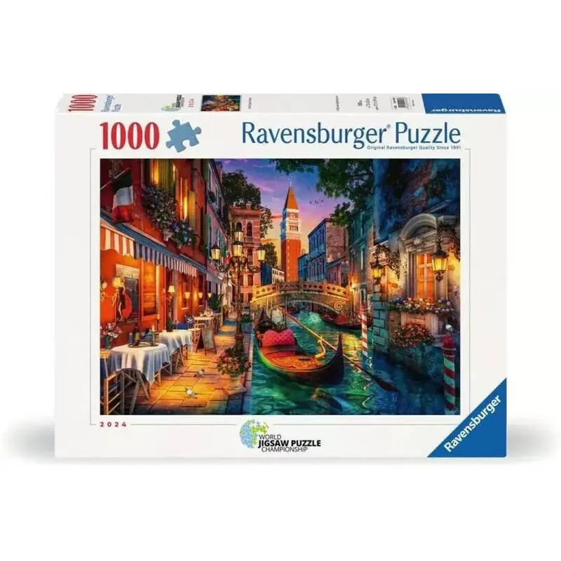 Puzzle Ravensburger - Canal de Venecia. 1000 piezas
