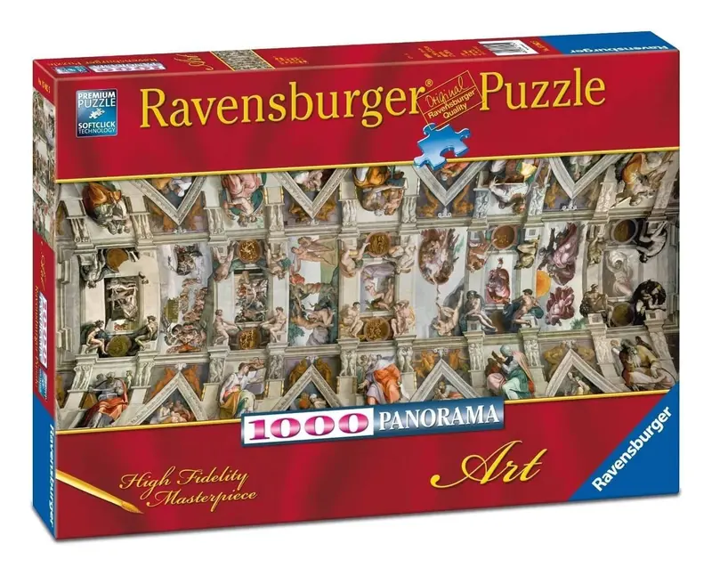 Puzzle Ravensburger - Capilla Sixtina (Panorama). 1000 piezas