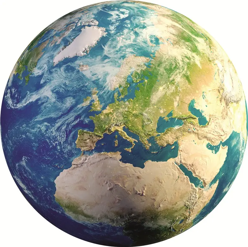 Puzzle Ravensburger Circular - The Earth. 500 piezas
