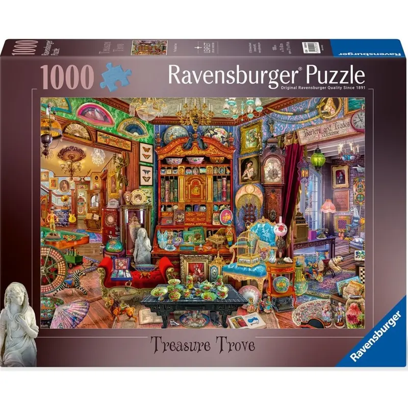 Puzzle Ravensburger - Cofre de Tesoros. 1000 piezas