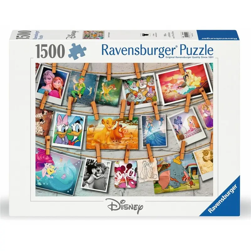 Puzzle Ravensburger - Disney Fotografías. 1500 piezas
