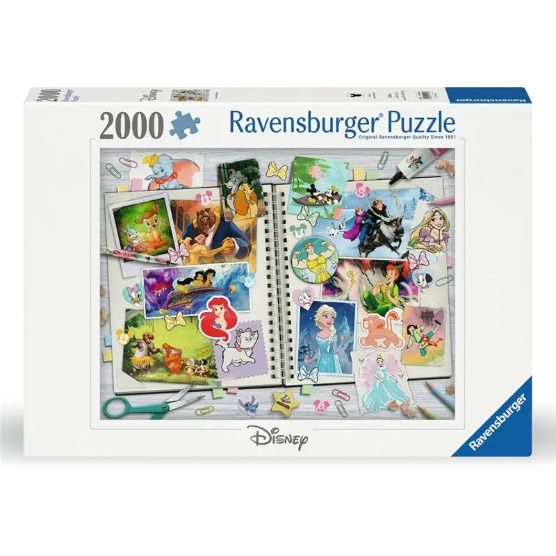 Puzzle Ravensburger - Disney Scrapbook . 2000 piezas