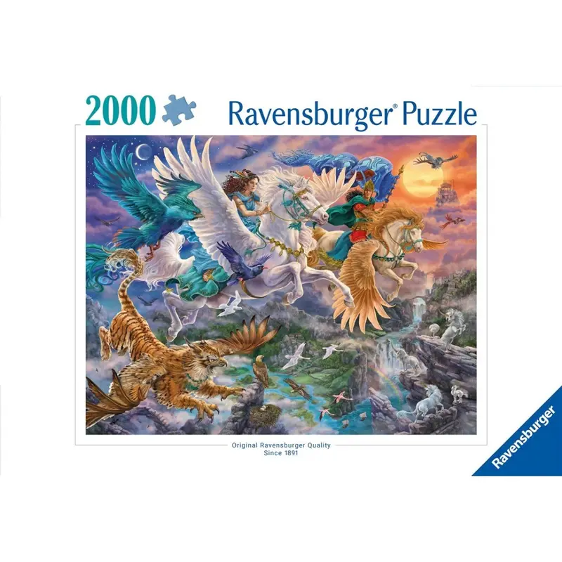 Puzzle Ravensburger - El universo mágico de Pegaso. 2000 piezas