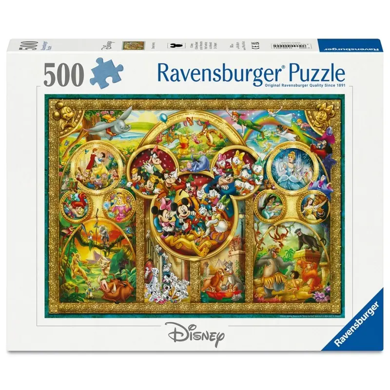 Puzzle Ravensburger - Familia Disney. 500 piezas