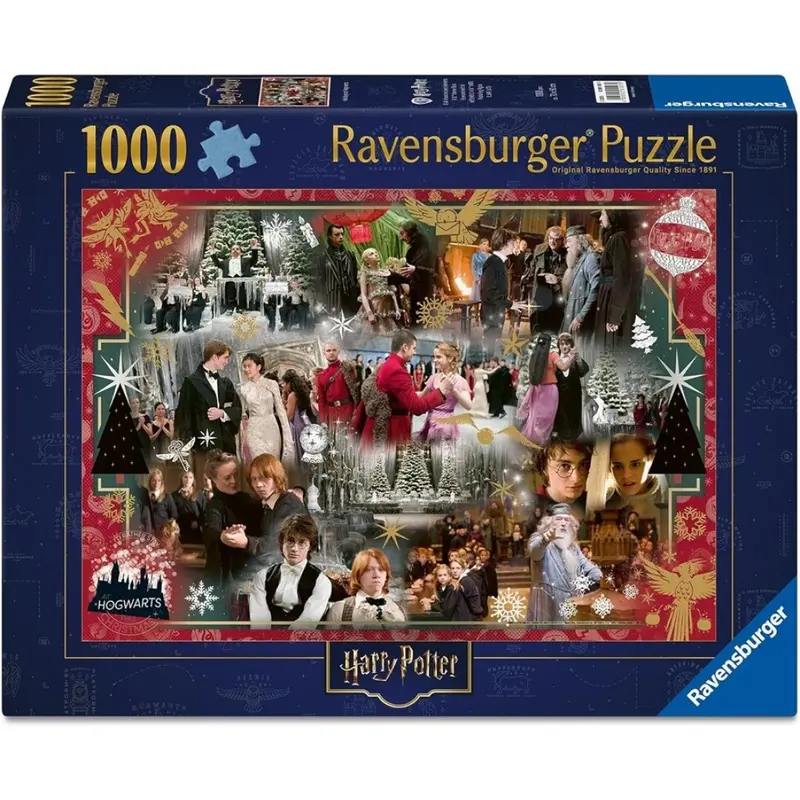 Puzzle Ravensburger - Harry Potter Christmas. 1000 piezas