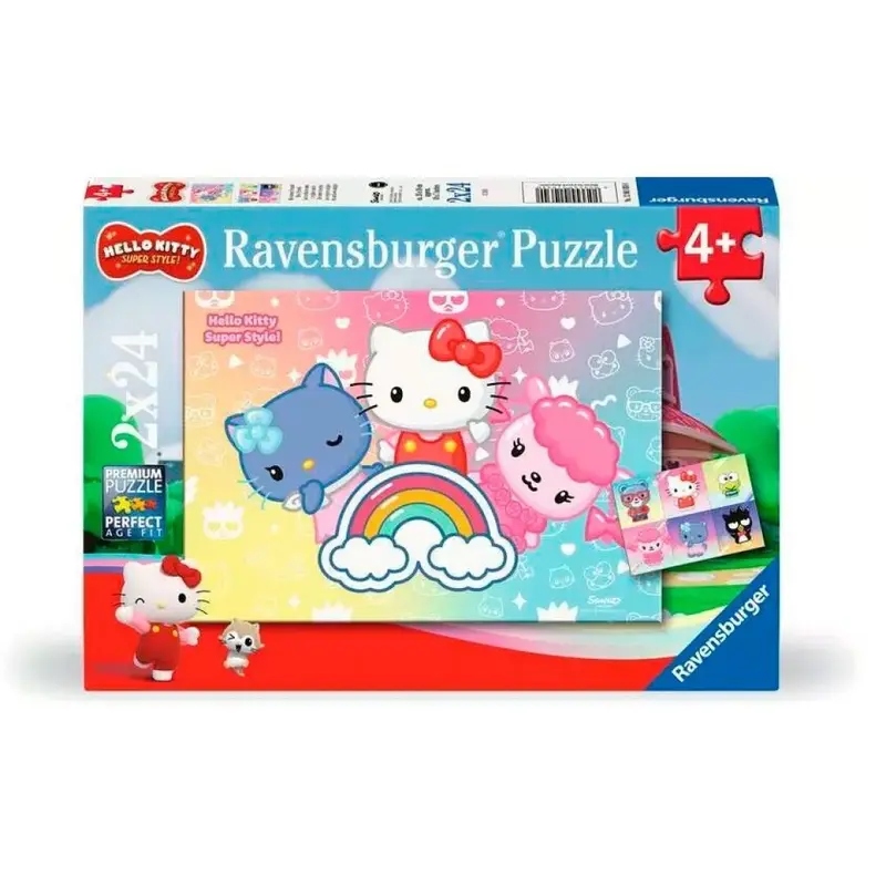Puzzle Ravensburger - Hello Kitty. 2x24 piezas