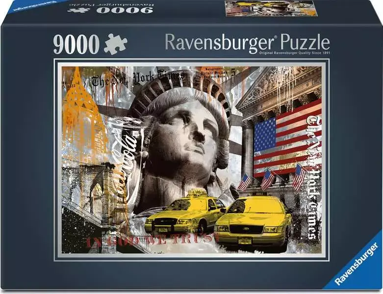 Puzzle Ravensburger - Impresiones de la ciudad de Nueva York. 9000 piezas