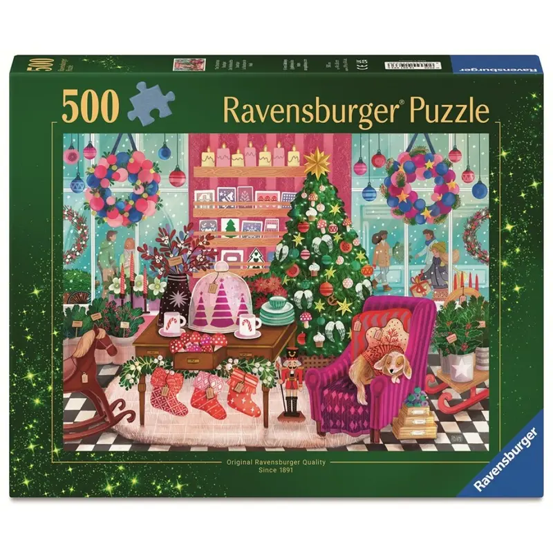 Puzzle Ravensburger - La Boutique de Navidad. 500 piezas