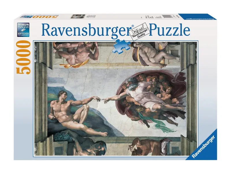 Puzzle Ravensburger - La Creación de Adán. 5000 piezas