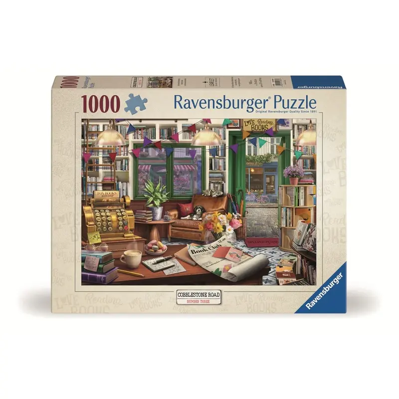 Puzzle Ravensburger - La Librería Encantada. 1000 piezas