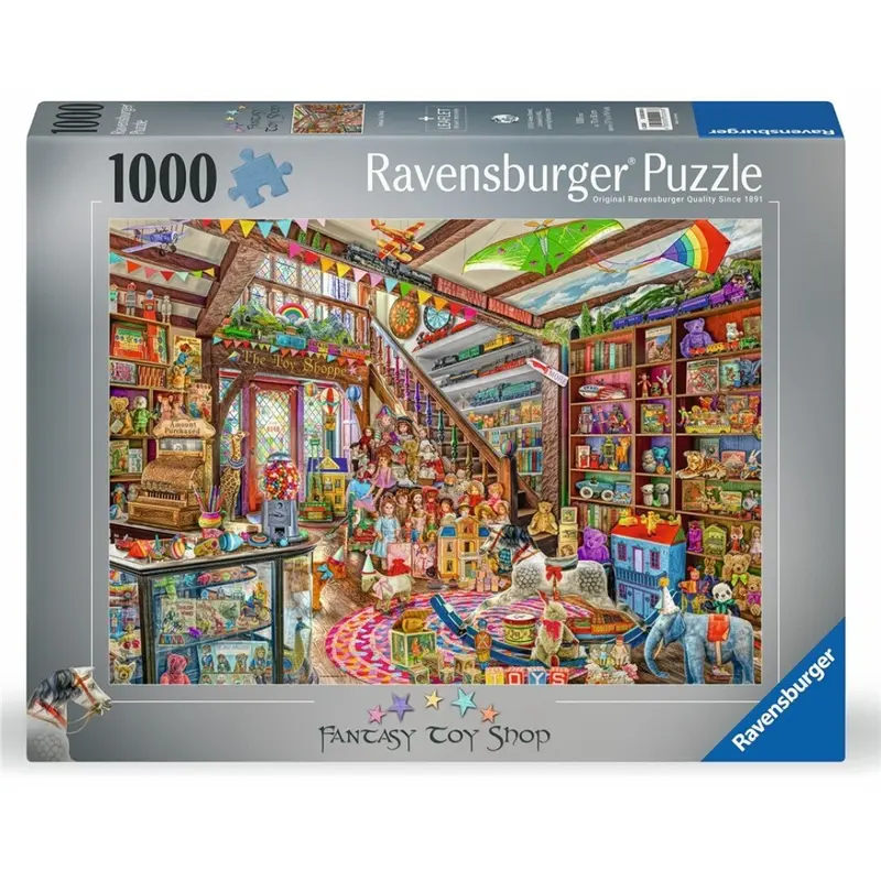Puzzle Ravensburger - La Tienda de Juguetes de Fantasía. 1000 piezas