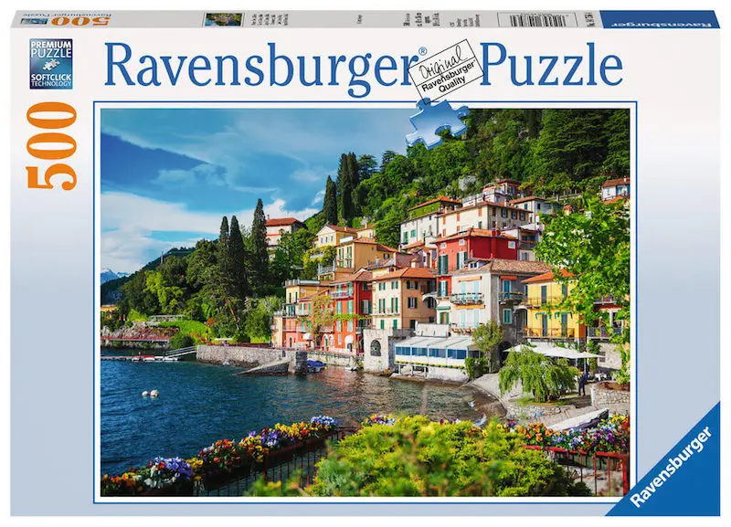 Puzzle Ravensburger - Lago de Como, Italia 500 piezas