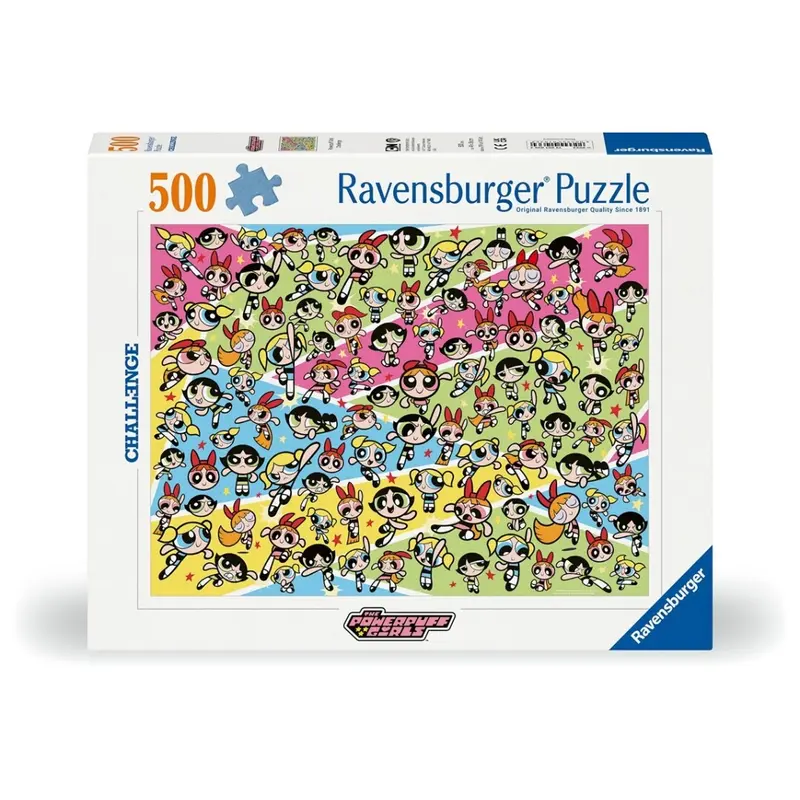 Puzzle Ravensburger - Las Supernenas. 500 piezas
