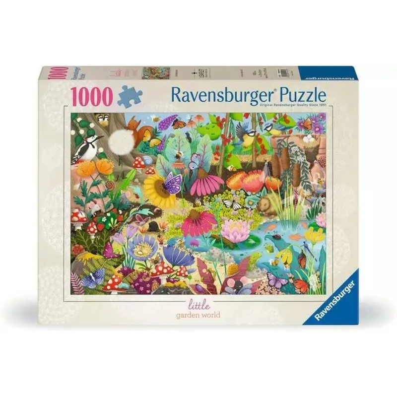 Puzzle Ravensburger - Little Garden World. 1000 piezas