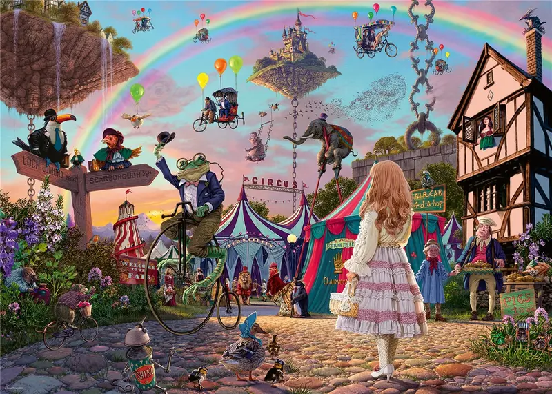 Puzzle Ravensburger - Look & Find, El circo mágico. 1000 piezas