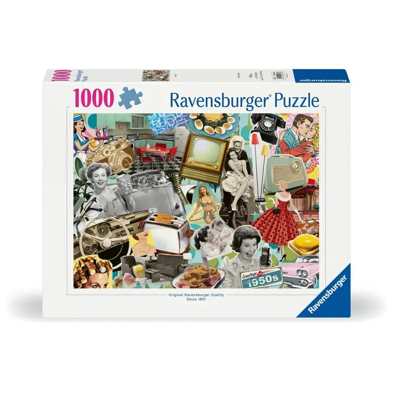 Puzzle Ravensburger - Los Años 50. 1000 piezas