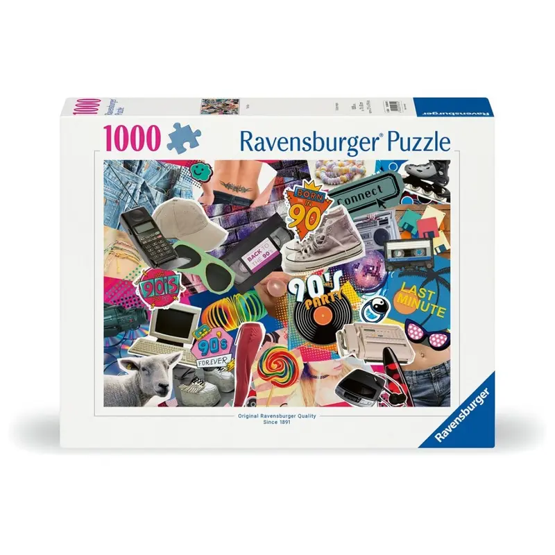 Puzzle Ravensburger - Los Años 90. 1000 piezas
