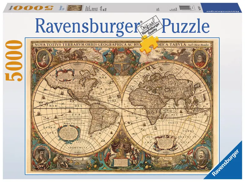 Puzzle Ravensburger - Mapamundi Histórico. 5000 piezas