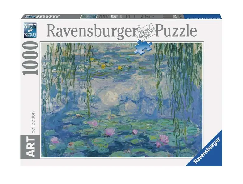 Puzzle Ravensburger - Monet. Nenúfares. 1000 piezas