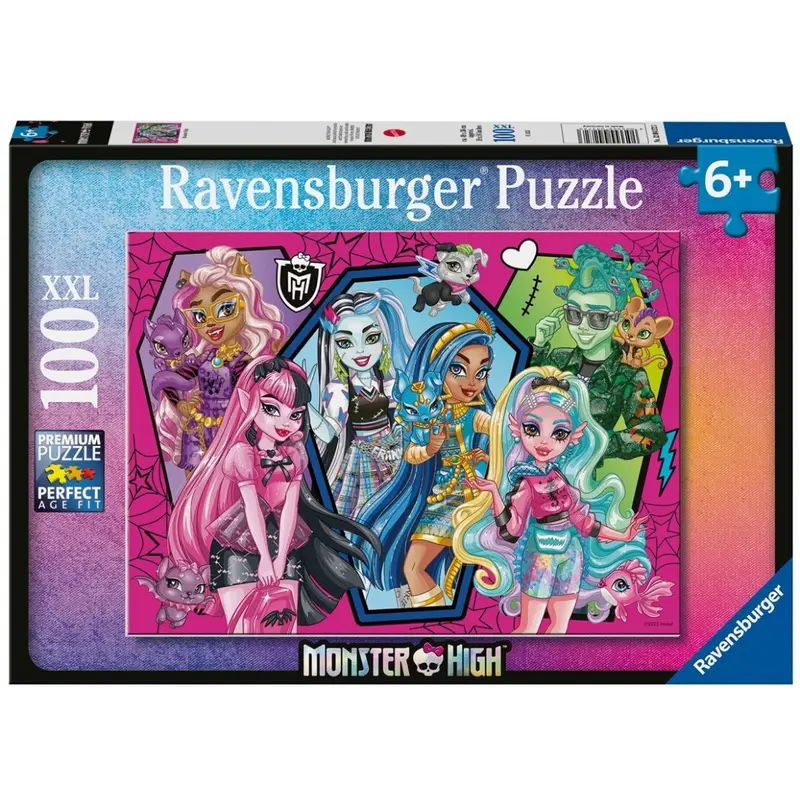 Puzzle Ravensburger - Monster High. 100 piezas